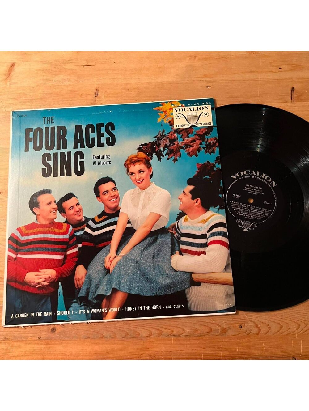 The Four Aces - The Four Aces sing Al Alberts 33rpm VG+ VR21